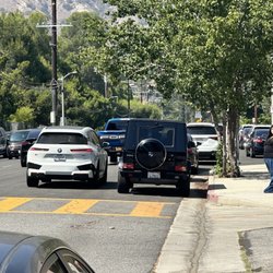 Mount Gleason Middle School - Cars double and triple parked
