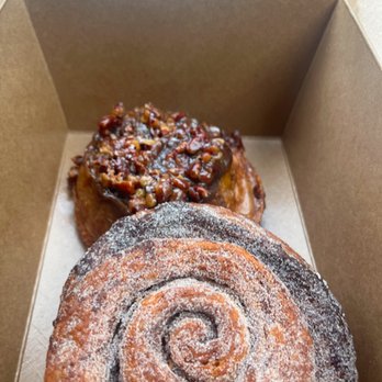 Bob's Well Bread - Sweet buns -- One with candied pecans & one with cinnamon sugar - Bakeries Near Me - Los Alamos, California Bob's Well Bread - Sweet buns -- One with candied pecans & one with cinnamon sugar - Bakeries Near Me - Los Alamos, California