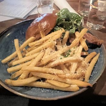 Eureka! - Fresno Fig and Truffle Cheese Fries - American Near Me - Boise, Idaho Eureka! - Fresno Fig and Truffle Cheese Fries - American Near Me - Boise, Idaho