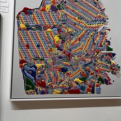 Triton Museum of Art - I found this diagram of San Francisco very interesting!!