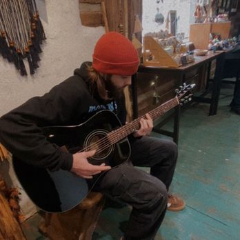 Painted Bear Coffee - communal guitar they have :) - Coffee & Tea Near Me - Gatlinburg, Tennessee Painted Bear Coffee - communal guitar they have :) - Coffee & Tea Near Me - Gatlinburg, Tennessee