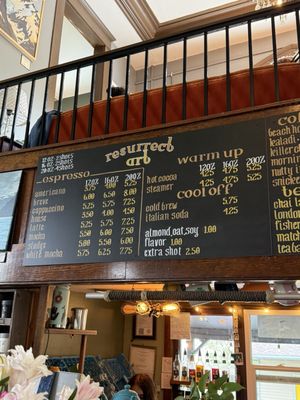 Menu photo 1 Resurrect Art Coffee House Gallery Seward, AK Menu photo 1 Resurrect Art Coffee House Gallery Seward, AK