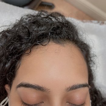 Eyelash Extensions by Anna - Before - eyes closed - Eyelash Service Near Me - Sunnyvale, California