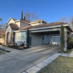 New gutters installed
