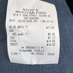 Receipt Receipt