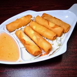 Crazy Thai - Chick'n Boba  - Spring Rolls