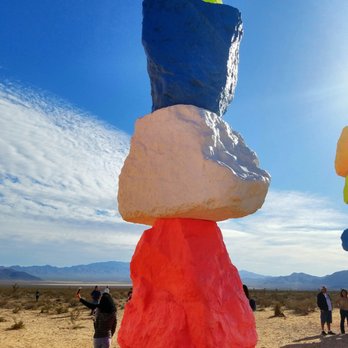 Seven Magic Mountains - Public Art Near Me - Las Vegas, Nevada