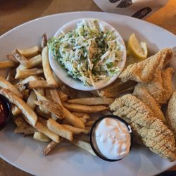 Karl's Catfish Plate with Fries & Cole Slaw
