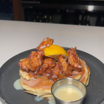 Bananas - Chicken & pancakes - New American Near Me - New York, New York Bananas - Chicken & pancakes - New American Near Me - New York, New York