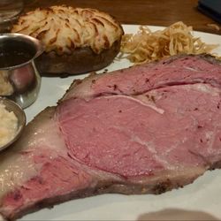 The Keg Steakhouse + Bar - Windsor Riverside - 10 ounce prime rib with twice baked potato