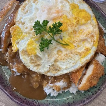 Aloha Stacks - Loco Moco with Chicken Katsu - Breakfast & Brunch Near Me - Whittier, California