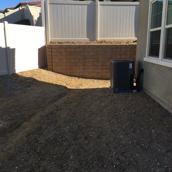 Solid Rock Landscape - Before the concrete and sod - Landscaping Near Me
