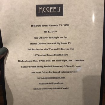 McGee's - Sports Bars Near Me - Alameda, California McGee's - Sports Bars Near Me - Alameda, California