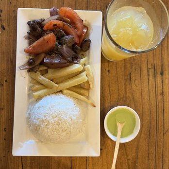 Picante - Lomo Saltado, Aji (salsa) and maracuya - Peruvian Near Me - Ontario, California Picante - Lomo Saltado, Aji (salsa) and maracuya - Peruvian Near Me - Ontario, California
