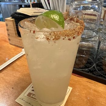 Rita's on the River - Patron Reposado Margarita with Tajin - Mexican Near Me - San Antonio, Texas Rita's on the River - Patron Reposado Margarita with Tajin - Mexican Near Me - San Antonio, Texas