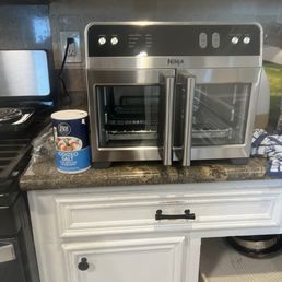 What we had to use because oven was broken.