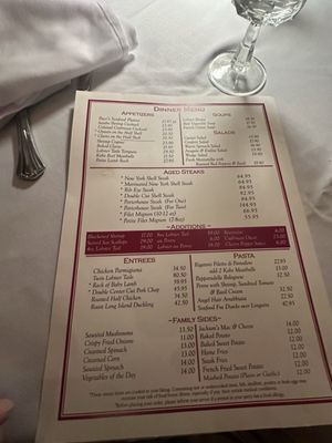 Menu photo 1 Pace's Steakhouse Hauppauge, NY Menu photo 1 Pace's Steakhouse Hauppauge, NY