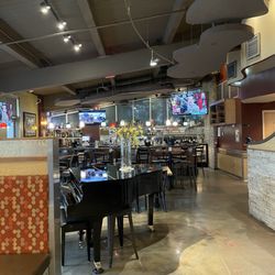 KPUB Korean BBQ - To the left - bar/high top dining seating area