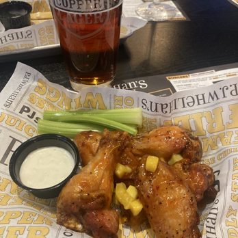P.J. Whelihan's - Mango habanero wings and copper lager. - Sports Bars Near Me - Newtown Square, Pennsylvania