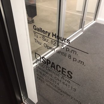 SPACES - Friday, 7 December 2018 - gallery hours. - Art Galleries Near Me - Cleveland, Ohio