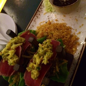 Temazcal Tequila Cantina - Lettuce wrap ahi tuna tacos - Mexican Near Me - Boston, Massachusetts Temazcal Tequila Cantina - Lettuce wrap ahi tuna tacos - Mexican Near Me - Boston, Massachusetts