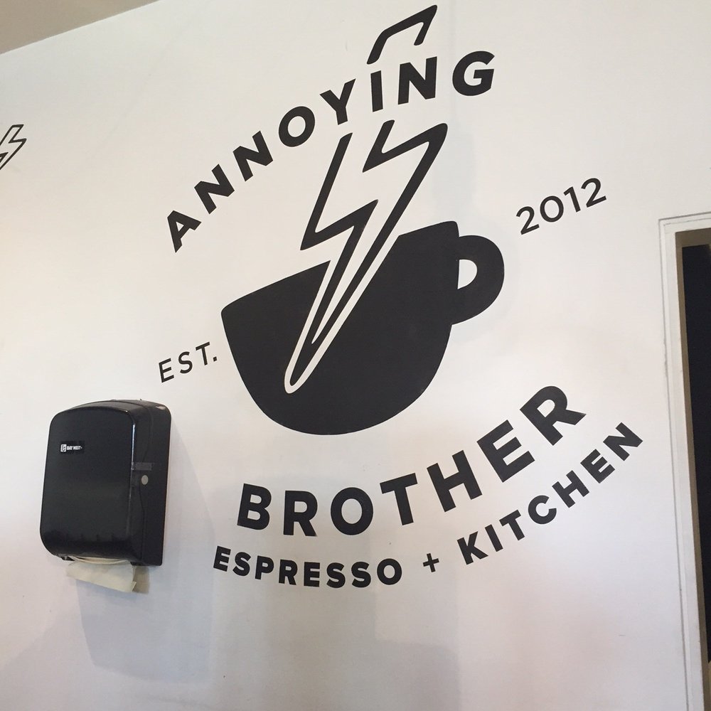 Annoying Brother - Sign at Annoying Brother - Coffee & Tea Near Me - Fitzroy North, VIC Annoying Brother - Sign at Annoying Brother - Coffee & Tea Near Me - Fitzroy North, VIC