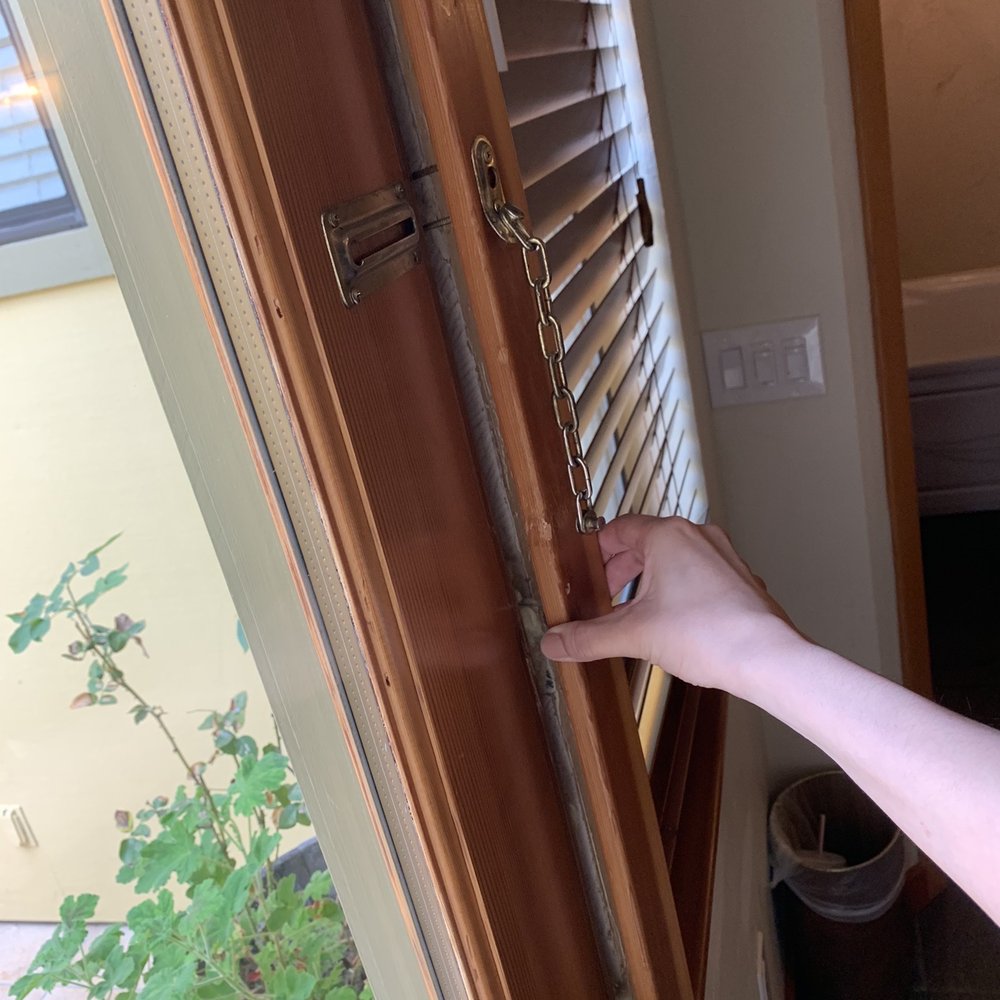 Sonoma Coast Villa - Front Door frame for your glass door that protects you with a thin see through curtain - Hotels Near Me - Bodega, California Sonoma Coast Villa - Front Door frame for your glass door that protects you with a thin see through curtain - Hotels Near Me - Bodega, California