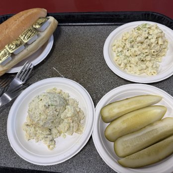 Philippe the Original - Potato, Macaroni and pickles - Sandwiches Near Me - Los Angeles, California Philippe the Original - Potato, Macaroni and pickles - Sandwiches Near Me - Los Angeles, California