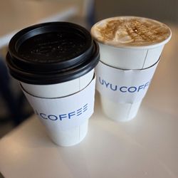 Honey Cinnamon Latte and Caramel Macchiato