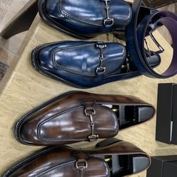 Brodeur Carvell Fine Menswear - Beautiful hand painted shoes from Spain.