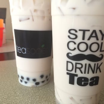 Teasociety - Roasted oolong with boba & roasted oolong with lychee jelly. - Coffee & Tea Near Me - San Jose, California Teasociety - Roasted oolong with boba & roasted oolong with lychee jelly. - Coffee & Tea Near Me - San Jose, California