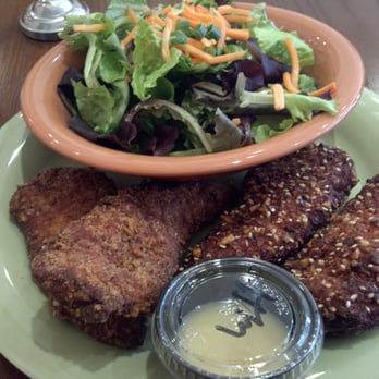 Lola's Chicken Shack - 4 piece tenders (2 each, Classic & Signature) + side salad - Sandwiches Near Me - Alameda, California Lola's Chicken Shack - 4 piece tenders (2 each, Classic & Signature) + side salad - Sandwiches Near Me - Alameda, California
