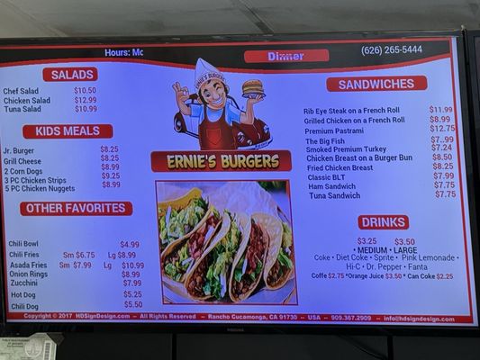 Menu photo 4 Ernie's Burgers Alhambra, CA Menu photo 4 Ernie's Burgers Alhambra, CA