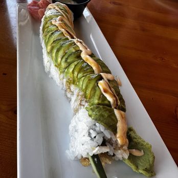 Laishley Crab House - Green Dragon Sushi Roll - Seafood Near Me - Punta Gorda, Florida