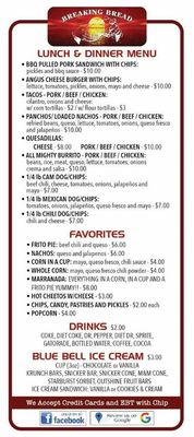 Menu photo 1 Breaking Bread South Padre Island, TX Menu photo 1 Breaking Bread South Padre Island, TX