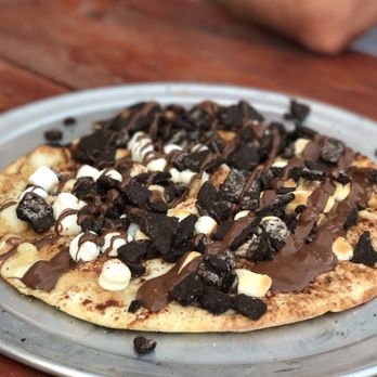 Paddle Hard Brewing - S'mores pizza - such an amazing end to a spectacular dinner! - Breweries Near Me - Grayling, Michigan Paddle Hard Brewing - S'mores pizza - such an amazing end to a spectacular dinner! - Breweries Near Me - Grayling, Michigan