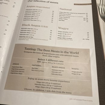 9 Reinas - Menu - Argentine Near Me - Barcelona, B 9 Reinas - Menu - Argentine Near Me - Barcelona, B