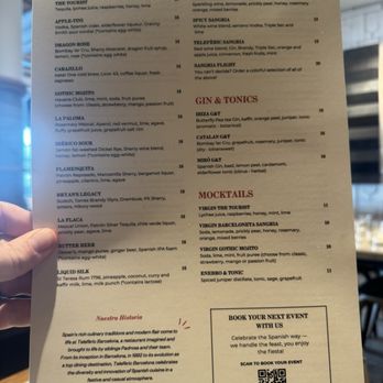 Teleferic Barcelona - Drink menu - Spanish Near Me - Long Beach, California Teleferic Barcelona - Drink menu - Spanish Near Me - Long Beach, California