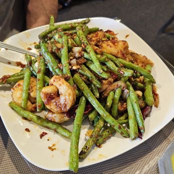 Gourmet Asian Bistro - Shrimp and string beans spicy - Japanese Near Me - Derwood, Maryland Gourmet Asian Bistro - Shrimp and string beans spicy - Japanese Near Me - Derwood, Maryland
