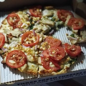 Marco's Pizza - Saall grilled chicken florentine on thin crust..not only was it delivered before time estimated but it was hot and delicious! - Pizza Near Me - Prattville, Alabama Marco's Pizza - Saall grilled chicken florentine on thin crust..not only was it delivered before time estimated but it was hot and delicious! - Pizza Near Me - Prattville, Alabama