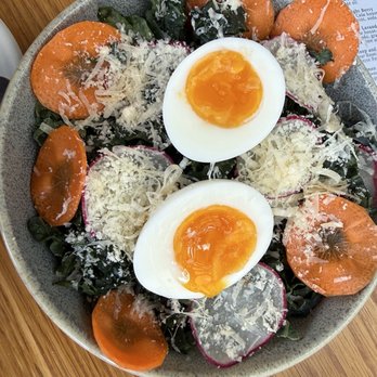 Graze - Kale salad with egg - New American Near Me - Madison, Wisconsin Graze - Kale salad with egg - New American Near Me - Madison, Wisconsin