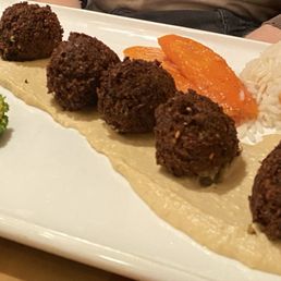 Falafel entree. Falafel entree.
