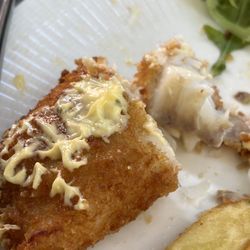 Rett i Garnet - Fish and chips.   Served piping hot and the fish was super fresh