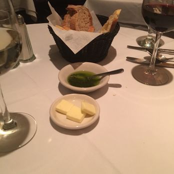 Rossini's - Bread and basil oil after the crostini amuse bouse. Yummy - Italian Near Me - New York, New York Rossini's - Bread and basil oil after the crostini amuse bouse. Yummy - Italian Near Me - New York, New York