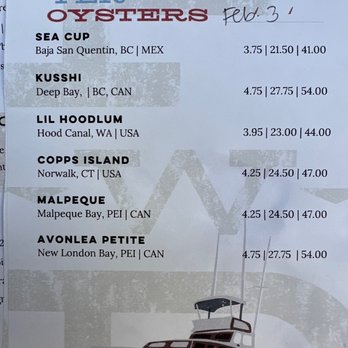 Fishing With Dynamite - Oysters menu 2/3/23 - Seafood Near Me - Manhattan Beach, California Fishing With Dynamite - Oysters menu 2/3/23 - Seafood Near Me - Manhattan Beach, California