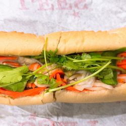 Lee's Sandwiches - 5. Grilled Pork Sandwich on 10" Baguette
