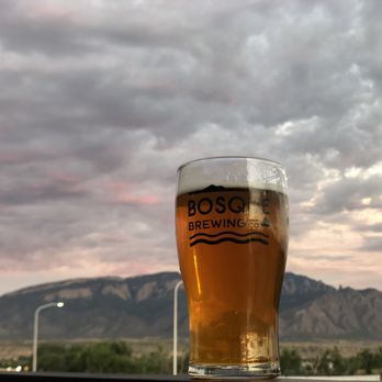Bosque North - View of the sunset and an IPA! - Breweries Near Me - Bernalillo, New Mexico