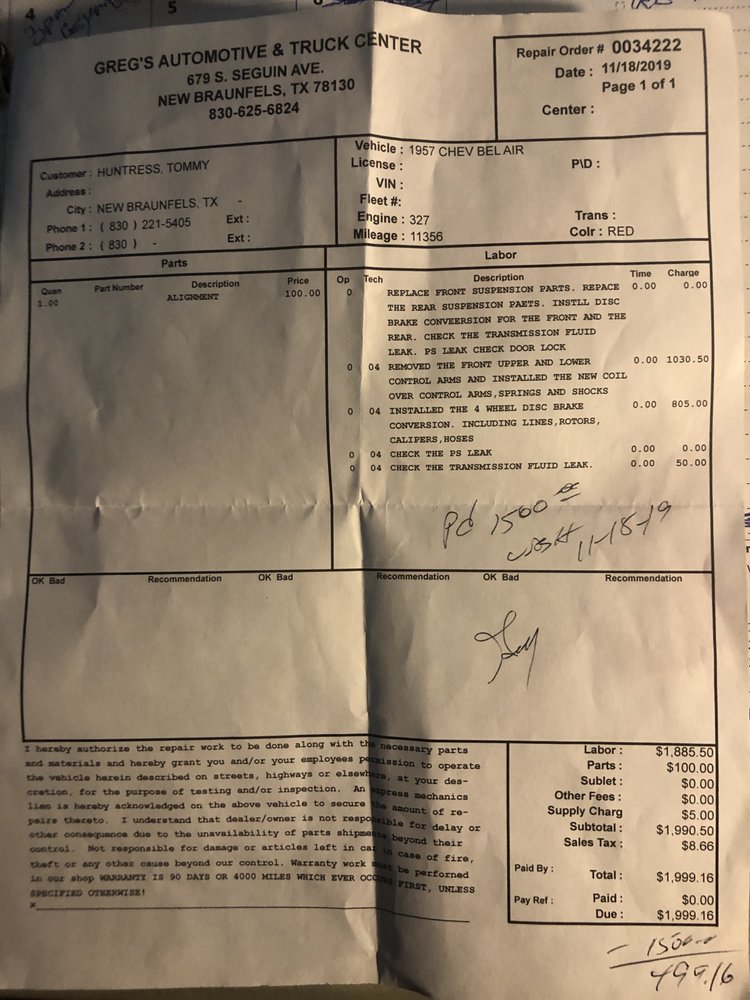 GREG’S AUTOMOTIVE & TRUCK CENTER 11 Reviews 679 S Seguin Ave, New