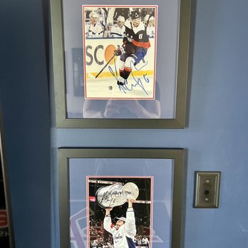 Ashburn Art & Framing - Two Michal Kempny signed and framed photos. - Framing Near Me - Ashburn, Virginia