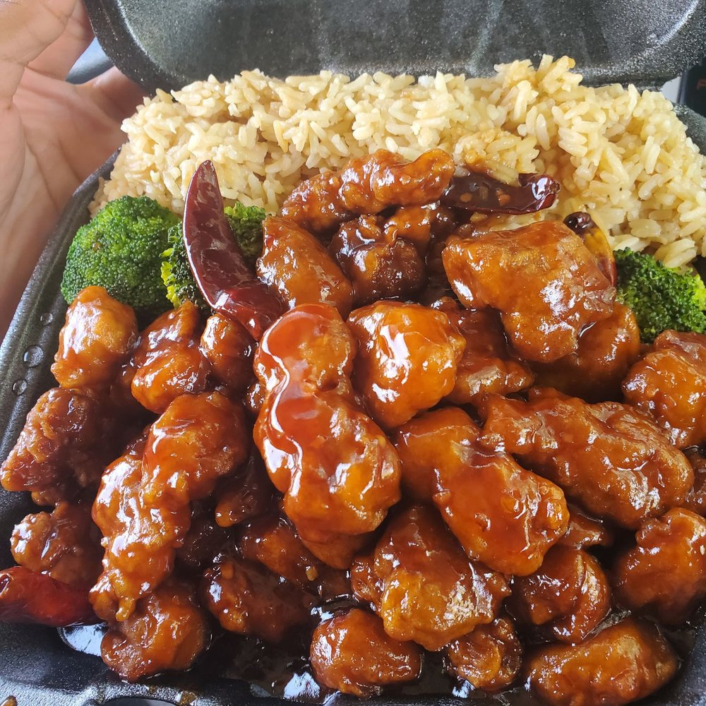Three Happiness Express - General's chicken. - Chinese Near Me - Omaha, Nebraska Three Happiness Express - General's chicken. - Chinese Near Me - Omaha, Nebraska